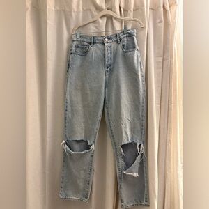 Distressed Pacsun Light Blue Jeans